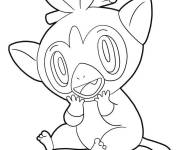 Coloriage Le Pok&eacute;mon Grookey