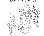 Coloriage Le Pok&eacute;mon Gyarados
