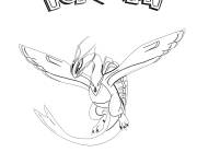 Coloriage Le Pok&eacute;mon Lugia