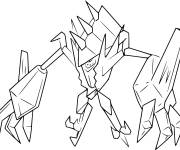Coloriage Le Pok&eacute;mon Necrozma