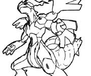 Coloriage Le Pok&eacute;mon Zekrom 