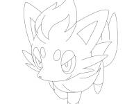 Coloriage Le Pok&eacute;mon Zorua