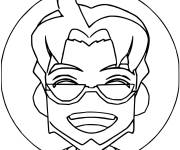 Coloriage Le professeur Chen de Pok&eacute;mon Snap