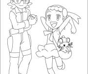 Coloriage Lem et Dedenne