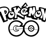 Coloriage Logo de Pokemon Go