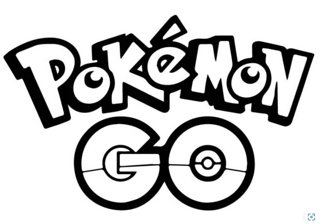 Coloriage et dessins gratuits Logo de Pokemon Go à imprimer