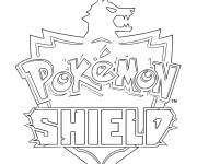 Coloriage Logo Pokemon Shield