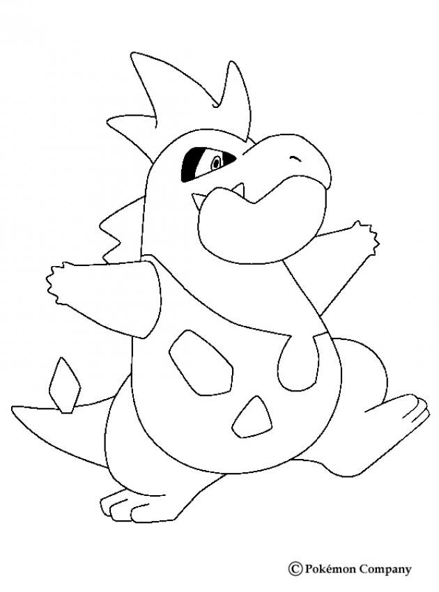 Coloriage et dessins gratuits Mignon Bébé Dragon de Pokémon à imprimer