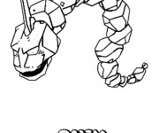 Coloriage Onix Pokémon en ligne