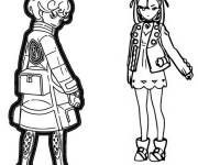 Coloriage Personnages Pok&eacute;mon &eacute;p&eacute;e et bouclier