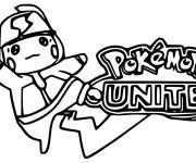 Coloriage Pikachu Pokemon Unite