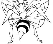 Coloriage Pok&eacute;mon Bee facile