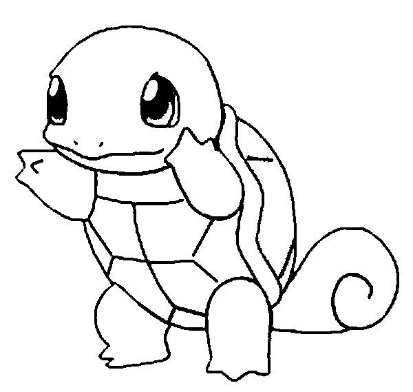 Coloriage Pokémon Carapuce En Ligne Dessin Gratuit à Imprimer