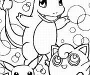 Coloriage Pokémon Charmander