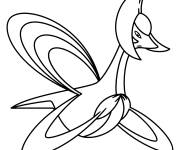 Coloriage Pok&eacute;mon Cresselia