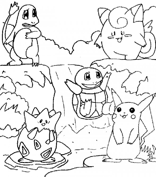 Coloriage Pokémon dessin animé dessin gratuit à imprimer pokemon dessin anime 6840