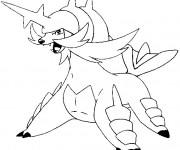 Coloriage Pokémon dragon à télécharger
