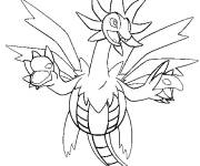 Coloriage Pok&eacute;mon Dragon facile