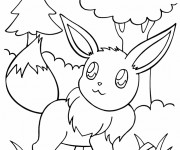 Coloriage Pokémon Eevee