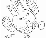 Coloriage Pok&eacute;mon Elekid facile