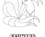 Coloriage Pokémon Feunard