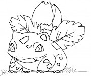 Coloriage Pokémon florizarre dessin