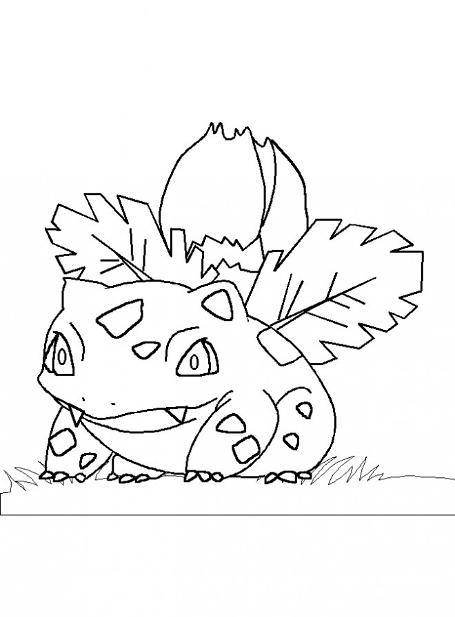 Coloriage Pokémon florizarre dessin dessin gratuit à imprimer