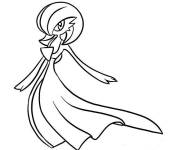 Coloriage Pok&eacute;mon Gardevoir