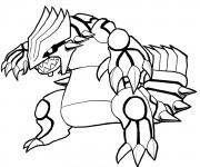 Coloriage Pokémon Groudon légendaire