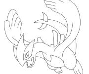 Coloriage Pok&eacute;mon l&eacute;gendaire Evolution 