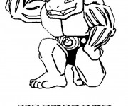 Coloriage Pokemon Machopeur