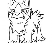 Coloriage Pokemon Medhyena en couleur