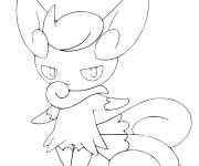 Coloriage Pok&eacute;mon Mistigrix