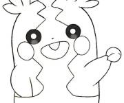 Coloriage Pok&eacute;mon Morpeko facile
