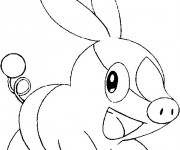 Coloriage Pok&eacute;mon petit pour enfant
