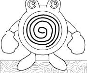 Coloriage Pok&eacute;mon Poliwhirl