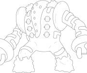 Coloriage Pok&eacute;mon Regigigas Megamax