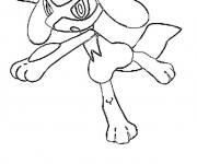 Coloriage Pokemon Riolu