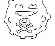 Coloriage Pok&eacute;mon Rocket souriant