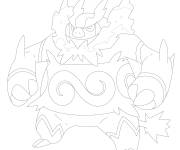 Coloriage Pok&eacute;mon Roitiflam