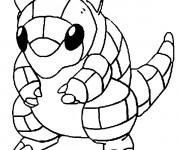 Coloriage Pokémon Sabelette