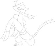 Coloriage Pok&eacute;mon Shaofouine