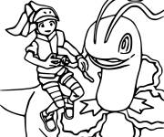 Coloriage Pok&eacute;mon Snap Germignon
