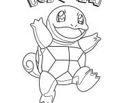 Coloriage Pok&eacute;mon Squirtle