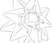 Coloriage Pok&eacute;mon Staross de Pokemon XY