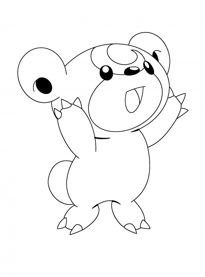 Coloriage Pokémon Trop Mignon Dessin Gratuit à Imprimer