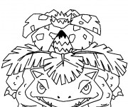 Coloriage de Pokémon, image coloriage pokemon kapoera à colorier