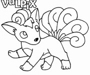 Coloriage Pokemon Vulpix