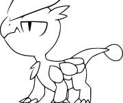 Coloriage Pok&eacute;mon X et Y Bebecaille