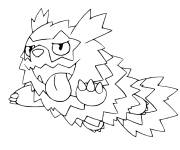 Coloriage Zigzaton de Galar Pok&eacute;mon &Eacute;p&eacute;e et Bouclier